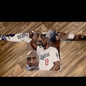 Kobe Bryant Dodgers woven sweater